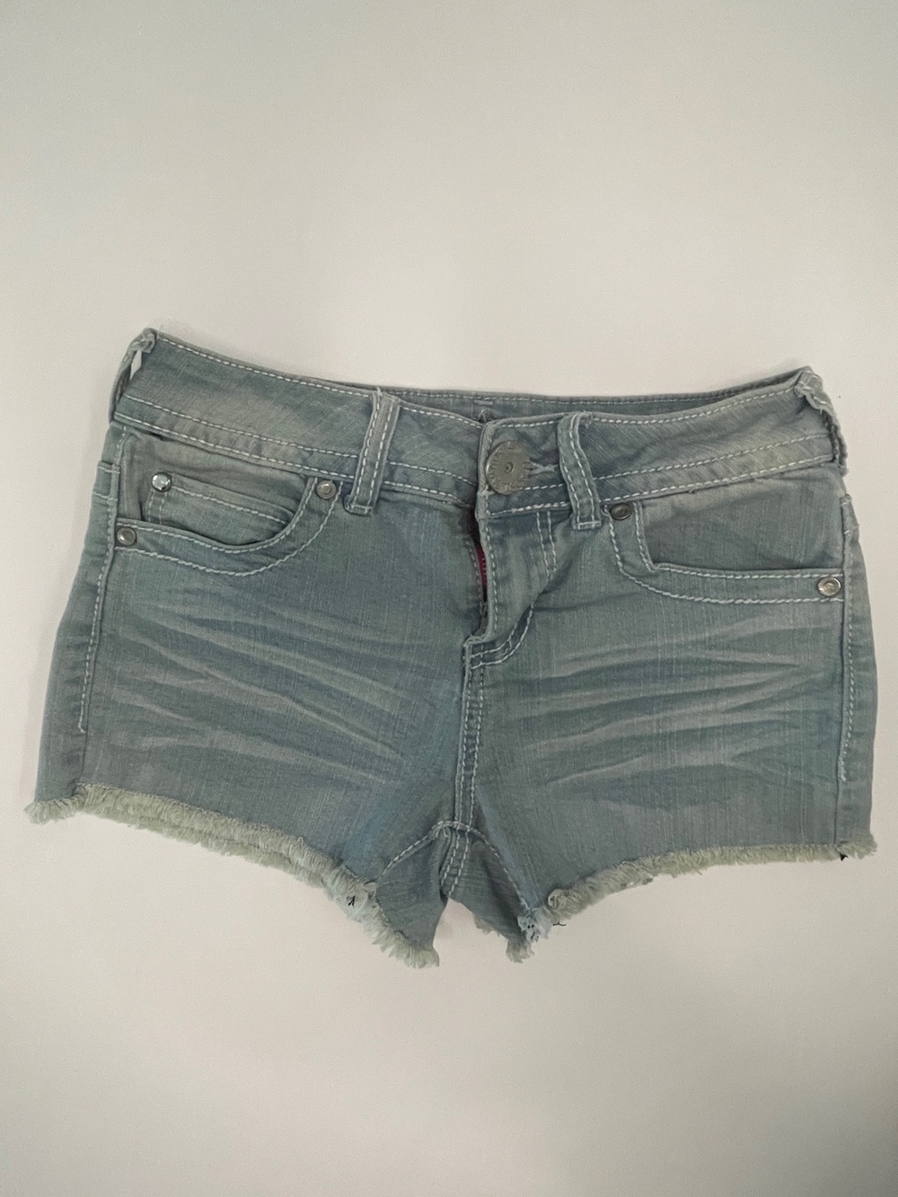 Almost Famous Y2K Low Rise Jean Shorts Size 3